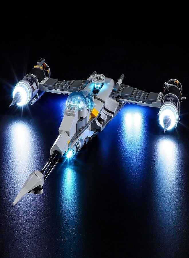 YEABRICKS LED Light Kit for Lego - Star Wars The Mandalorian's N-1 Starfighter Building Blocks Model, LED Light Set Compatible with 75325(Lego Set NOT Included) - Image 1